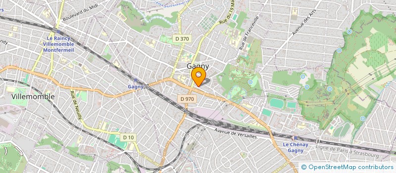 localisation de l'entreprise MARTISA à GAGNY