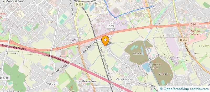 localisation de l'entreprise MARTISTE FINANCES  VERQUIGNEUL