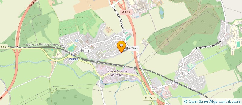 localisation de l'entreprise MARTOBEAU  PELTRE