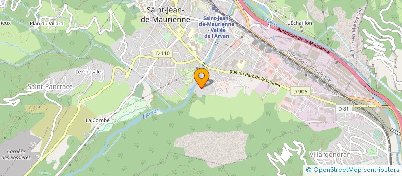 localisation de l'entreprise MARTOIA B.T.P à SAINT-JEAN-DE-MAURIENNE