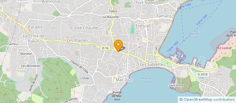 localisation de l'entreprise MARTOL à LA SEYNE-SUR-MER