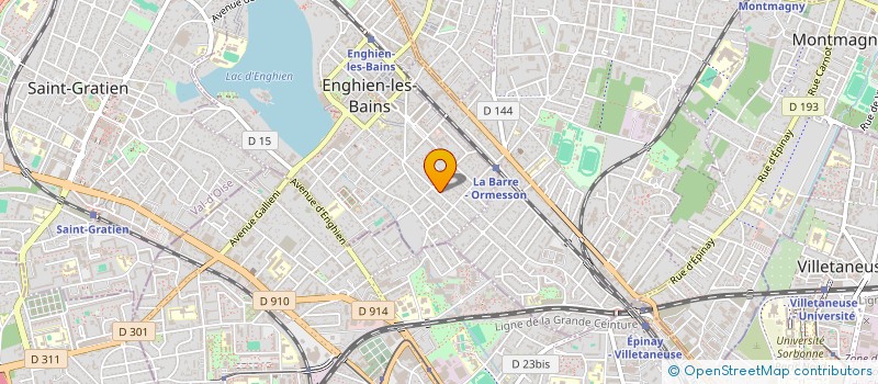 localisation de l'entreprise MARTOLI INVEST  ENGHIEN-LES-BAINS