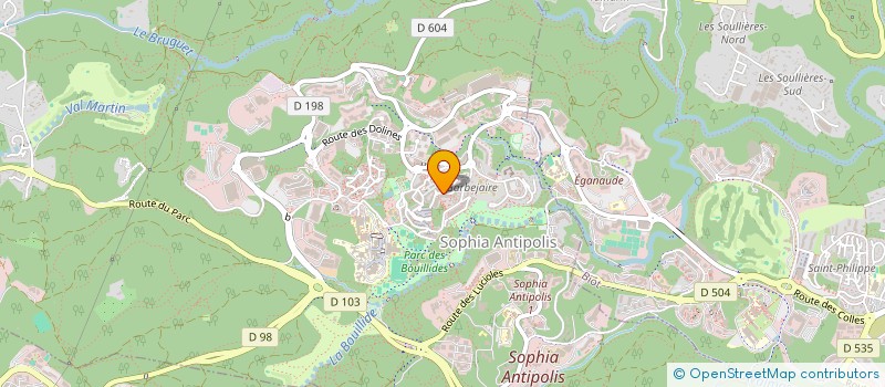 localisation de l'entreprise MARTORANA IMMOBILIER  VALBONNE