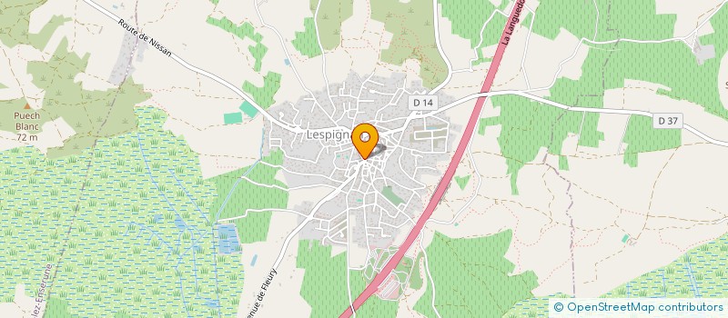 localisation de l'entreprise MARTORELL à LESPIGNAN