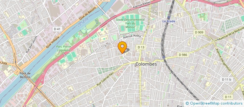 localisation de l'entreprise MARTOU à COLOMBES