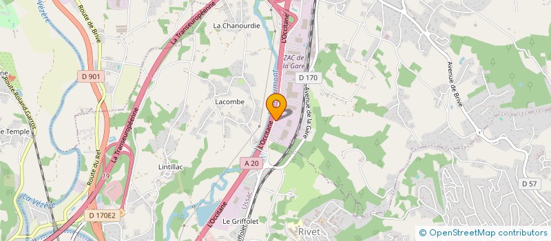 localisation de l'entreprise MARTOULET FORMATIONS  USSAC