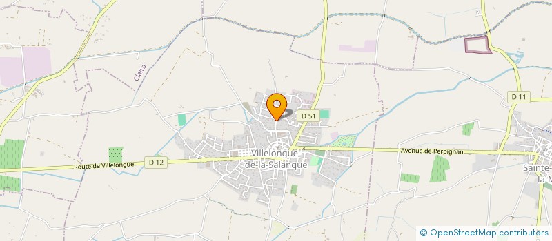 localisation de l'entreprise MARTRETTE  VILLELONGUE-DE-LA-SALANQUE