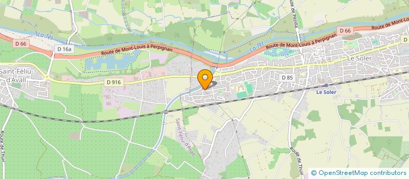 localisation de l'entreprise MARTRIC  LE SOLER