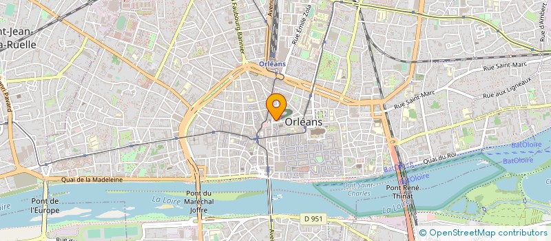 localisation de l'entreprise MARTROI DISTRIBUTION à ORLEANS