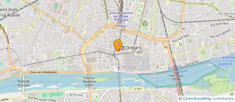localisation de l'entreprise MARTROI INVESTISSEMENTS à ORLEANS