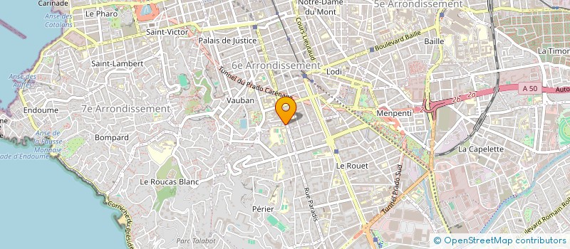localisation de l'entreprise MARTS à MARSEILLE