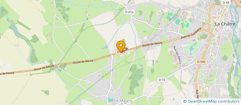 localisation de l'entreprise MARTSIM à LE MAGNY