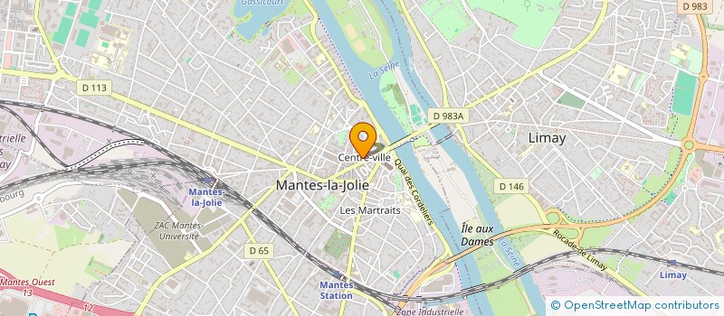 localisation de l'entreprise MARTUS à MANTES-LA-JOLIE