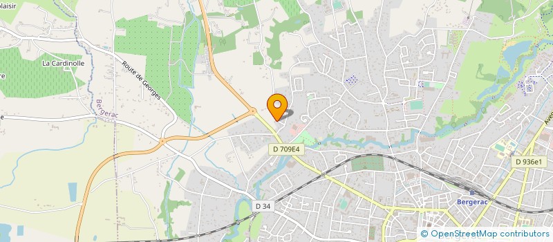 localisation de l'entreprise MARTUX & CIE à BERGERAC