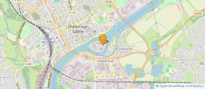 localisation de l'entreprise MARTY  CHALON-SUR-SAONE