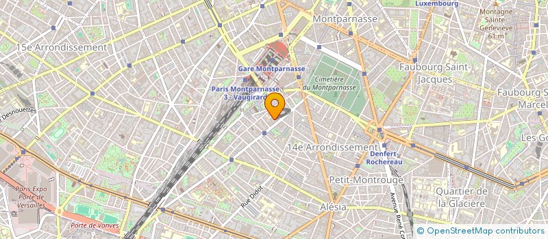 localisation de l'entreprise MARTY ARCHITECTES URBANISTES  PARIS