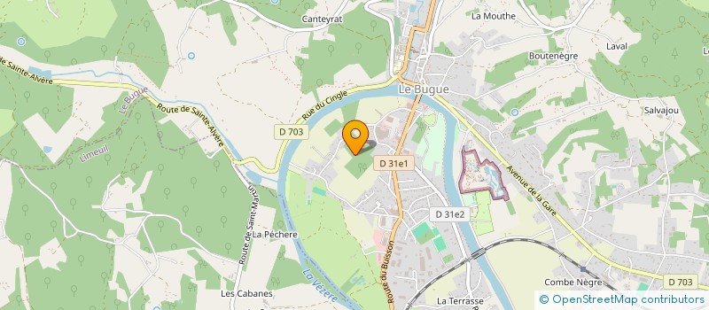 localisation de l'entreprise MARTY AURELIEN  MAUZENS-ET-MIREMONT