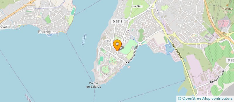 localisation de l'entreprise MARTY BRUNO  BALARUC-LES-BAINS