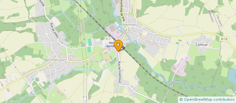 localisation de l'entreprise MARTY CELINE SAS  HERMES