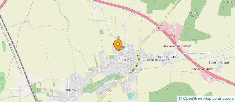 localisation de l'entreprise MARTY COUVERTURE  SOUCY