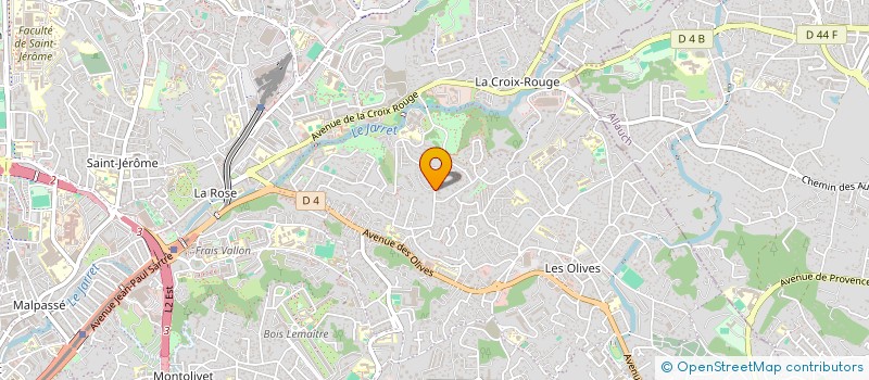 localisation de l'entreprise MARTY ENTREPRISE à MARSEILLE