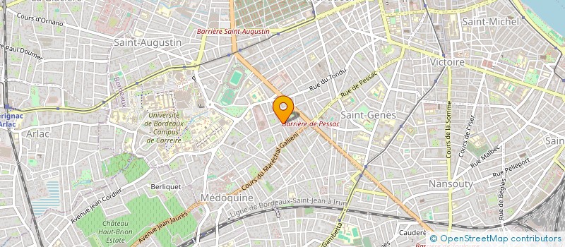 localisation de l'entreprise MARTY HI  BORDEAUX