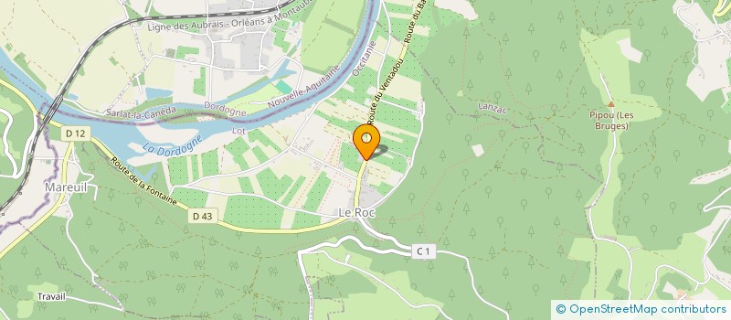 localisation de l'entreprise MARTY JEAN-LUC  LE ROC