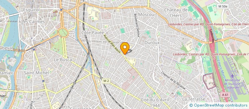 localisation de l'entreprise MARTY N. à TOULOUSE