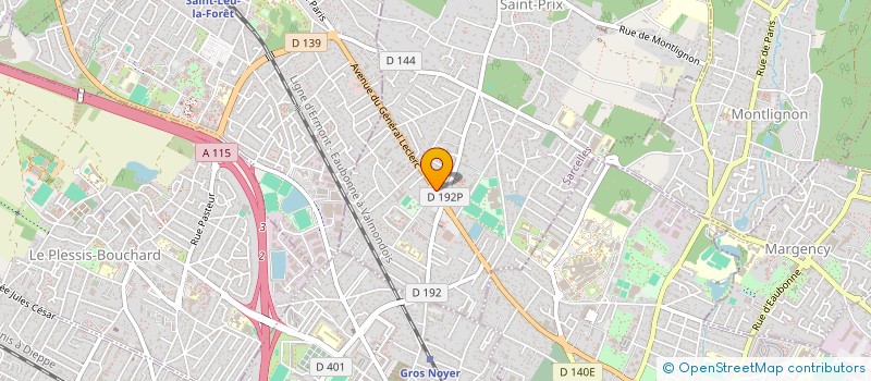 localisation de l'entreprise MARTY PIERRE JOSETTE à SAINT-PRIX