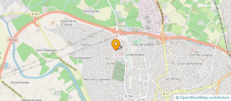 localisation de l'entreprise MARTY RENOV à BEZIERS