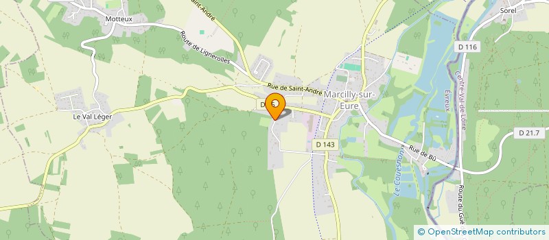 localisation de l'entreprise MARTY TECHNOLOGIE à MARCILLY-SUR-EURE