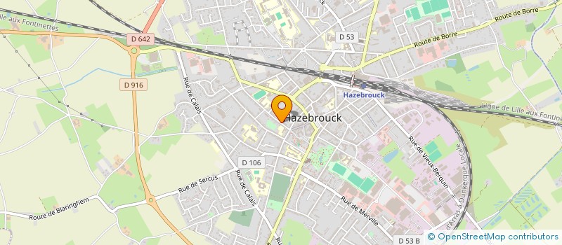 localisation de l'entreprise MARTYLOU  HAZEBROUCK