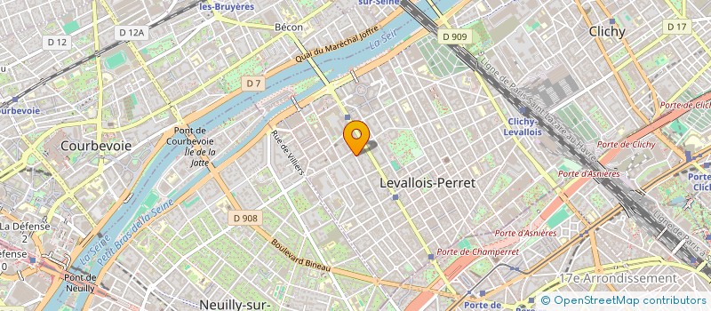 localisation de l'entreprise MARTYNILI à LEVALLOIS-PERRET