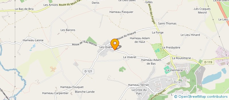 localisation de l'entreprise MARTYRS 71  BRIX