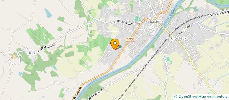 localisation de l'entreprise MARTYRS RECORDS  RABASTENS