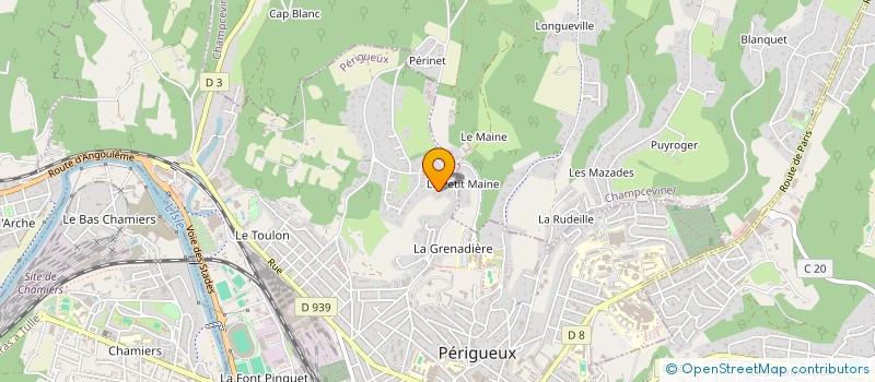 localisation de l'entreprise MARTYSSOUS à PERIGUEUX