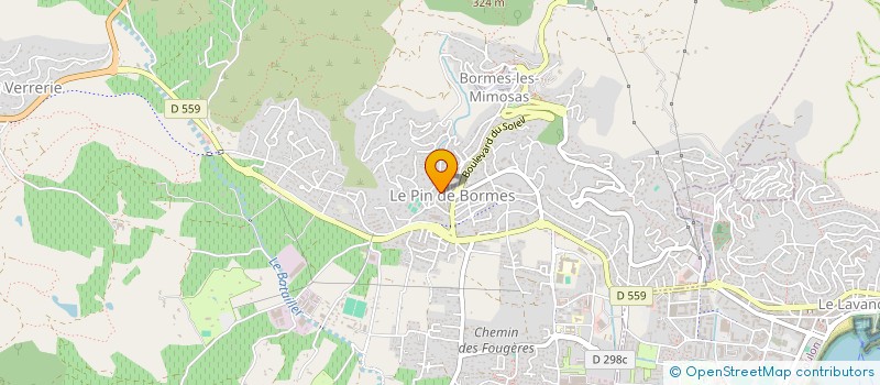 localisation de l'entreprise MARUCHELLI à BORMES-LES-MIMOSAS