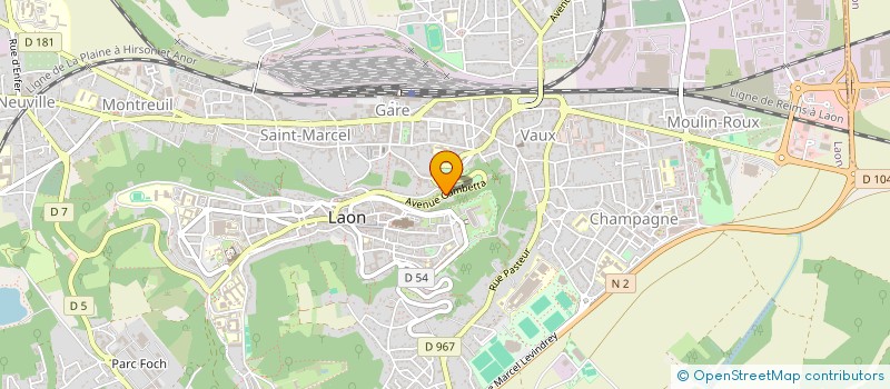 localisation de l'entreprise MARUGO 1325 à LAON