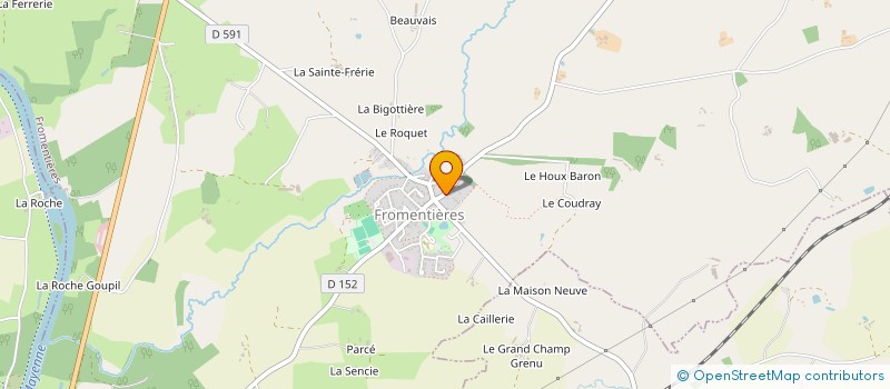 localisation de l'entreprise MARUGO  FROMENTIERES