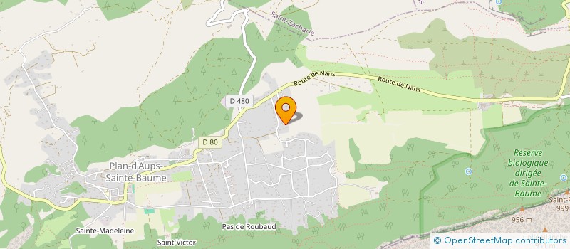 localisation de l'entreprise MARUH  PLAN-D'AUPS-SAINTE-BAUME