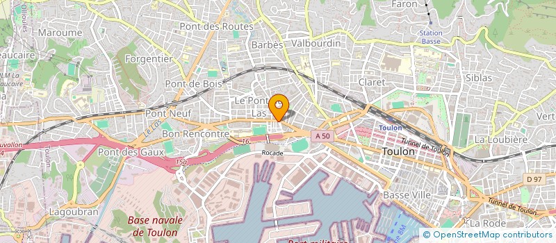 localisation de l'entreprise MARULL BOURGET à TOULON
