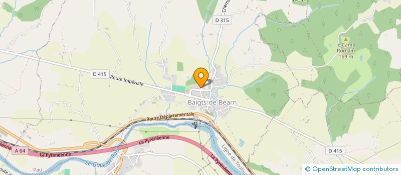 localisation de l'entreprise MARUSCO  BAIGTS-DE-BEARN