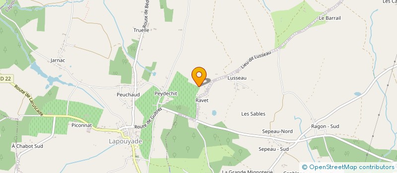 localisation de l'entreprise MARUTO  LAPOUYADE