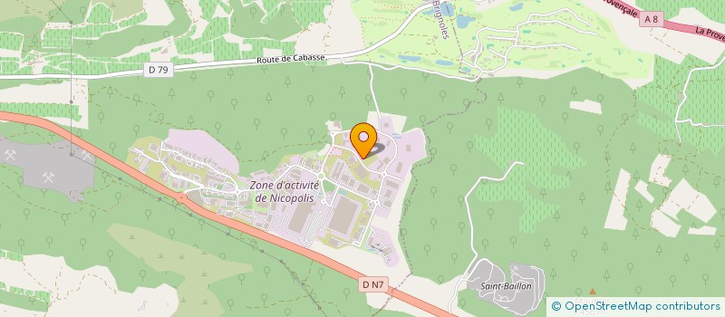 localisation de l'entreprise MARVAJPM  BRIGNOLES