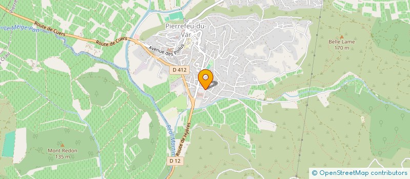 localisation de l'entreprise MARVAL  PIERREFEU-DU-VAR