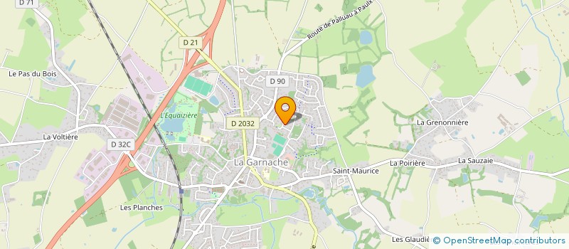 localisation de l'entreprise MARVAL  LA GARNACHE