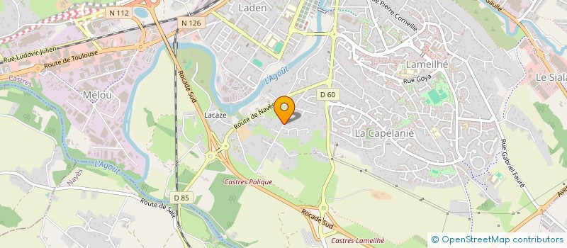 localisation de l'entreprise MARVAL  CASTRES