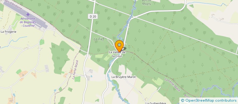 localisation de l'entreprise MARVAL SARL à LA FERTE MACE