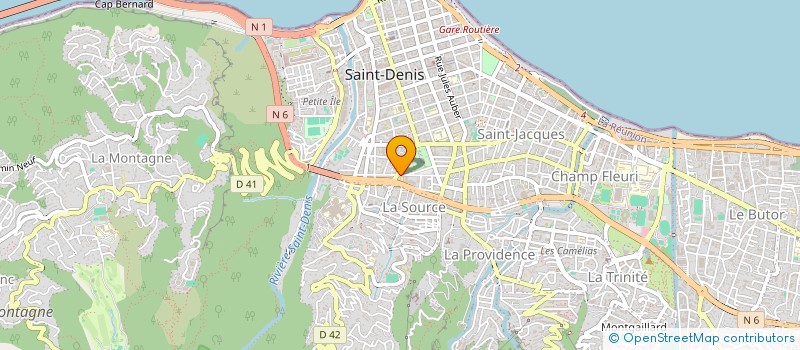 localisation de l'entreprise MARVALH à SAINT-DENIS