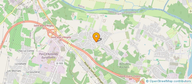 localisation de l'entreprise MARVAUD-VENAT à SAINT-YRIEIX-SUR-CHARENTE